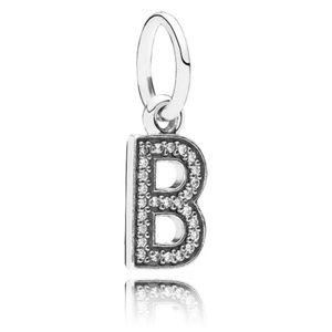 Pandora Silver Initial B Charm